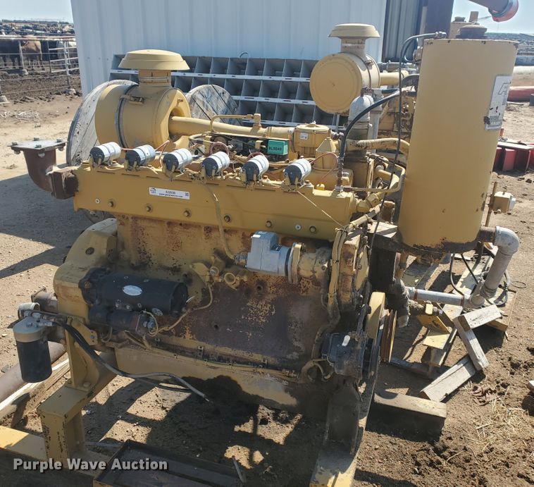 image for item IU9508 Caterpillar 3306 10.5L six cylinder natural gas engine