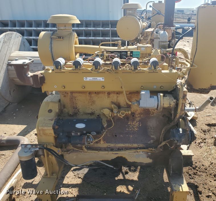 image for item IU9508 Caterpillar 3306 10.5L six cylinder natural gas engine