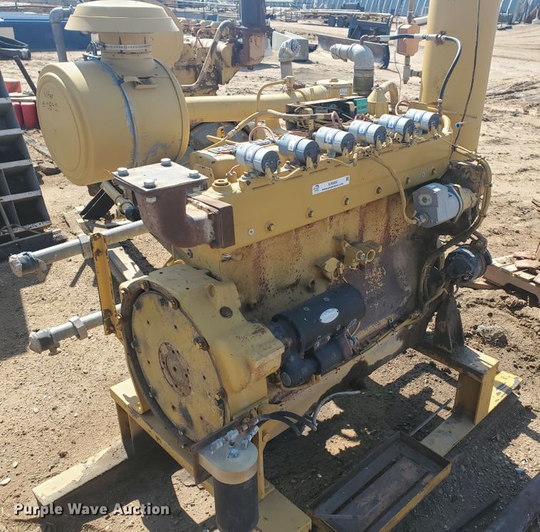 image for item IU9508 Caterpillar 3306 10.5L six cylinder natural gas engine