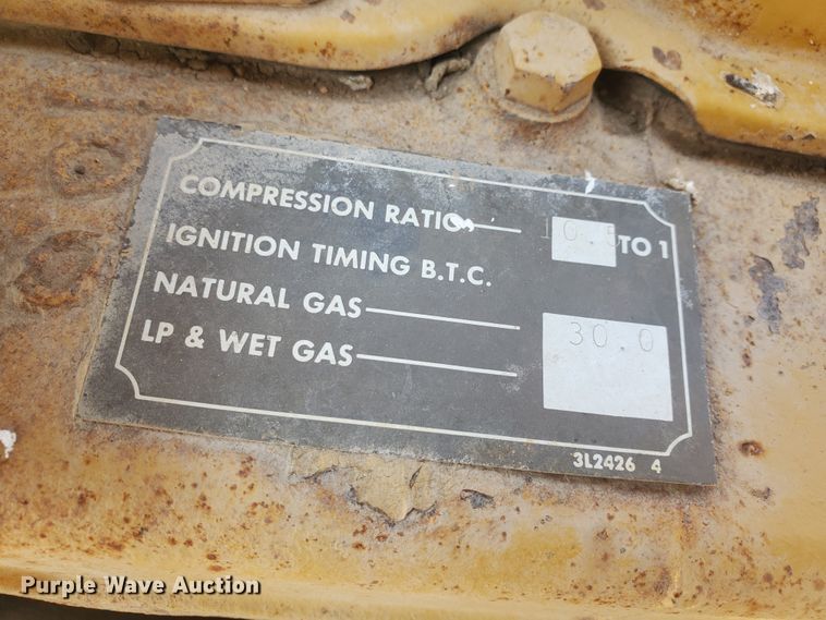 image for item IU9508 Caterpillar 3306 10.5L six cylinder natural gas engine