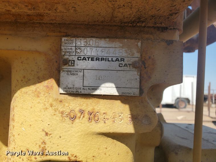 image for item IU9508 Caterpillar 3306 10.5L six cylinder natural gas engine