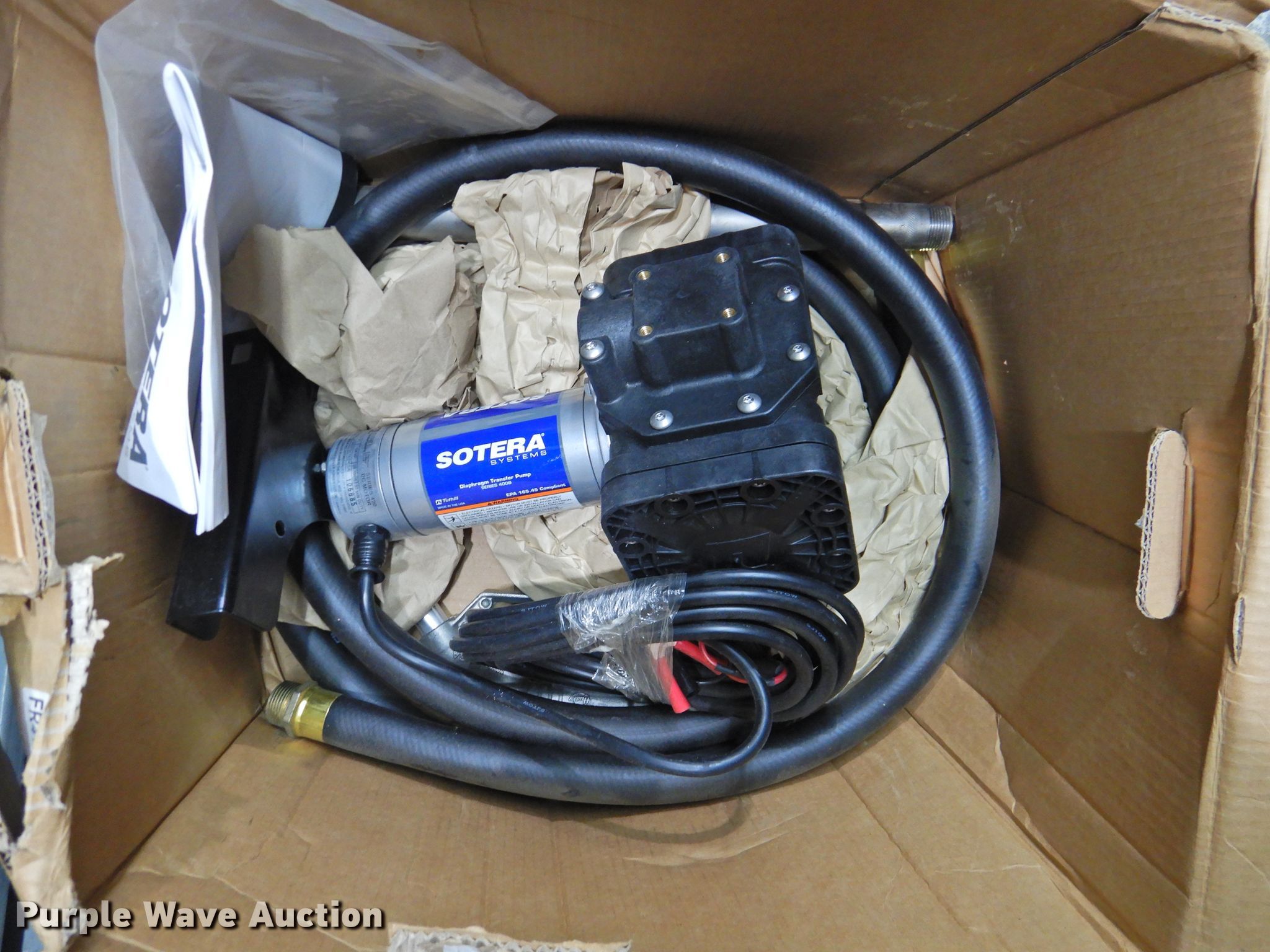 Sotera FR410B electric diaphragm pump in Dalhart, TX Item JX9958 sold