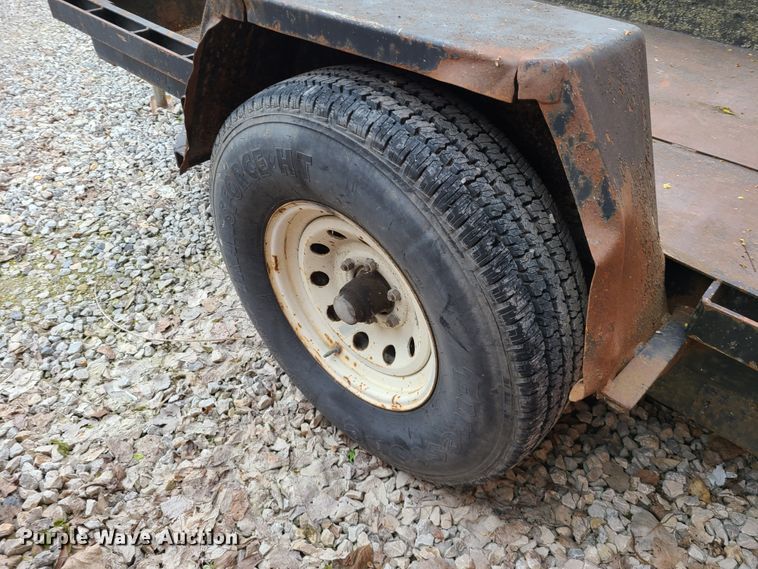 image for item HM9849 1996 Felling  tilt deck utility trailer