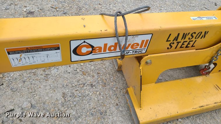 image for item HM9859 Caldwell forklift boom