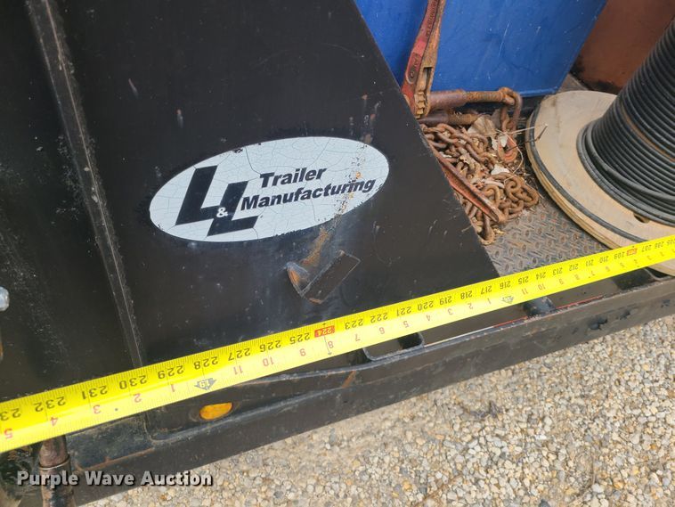image for item IQ9177 L & L Trailer Manufacturing  equipment trailer
