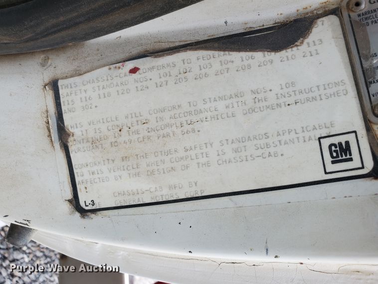 image for item DI5136 1981 Chevrolet C70  crane truck