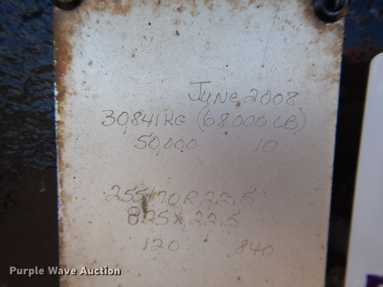 image for item DI5632 2009 Neville  drop deck equipment trailer