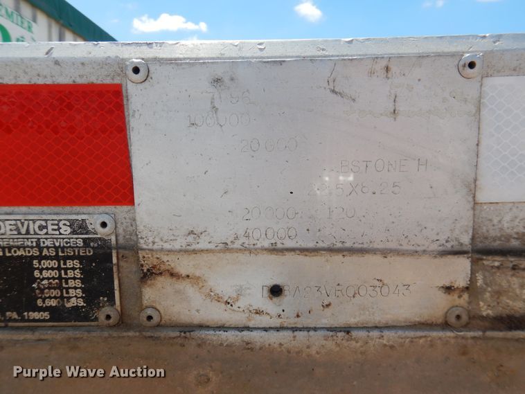 image for item DI5634 1997 Reitnouer  drop deck trailer