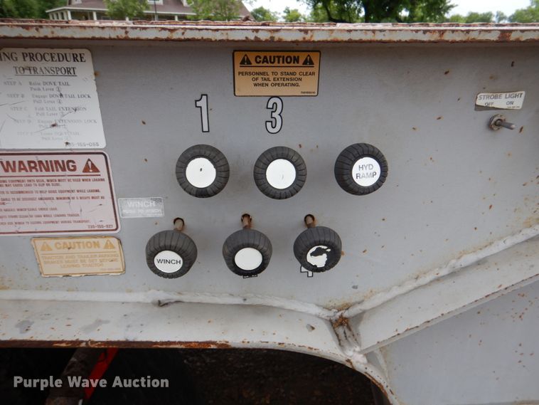 image for item DJ0456 2008 Trail King TK70HT-482  drop deck equipment trailer