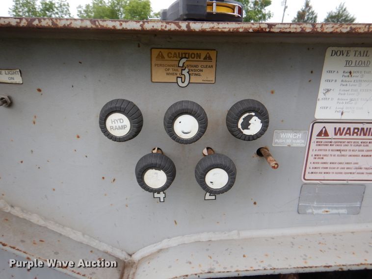 image for item DJ0456 2008 Trail King TK70HT-482  drop deck equipment trailer