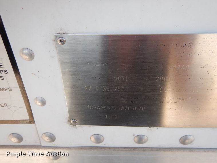 image for item DJ8847 2006 Great Dane  refrigerated van trailer