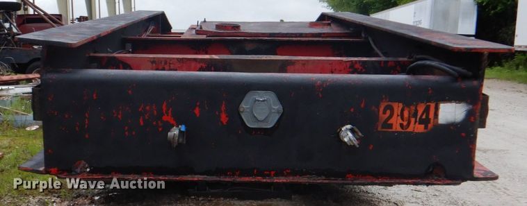 image for item DK5684 1980 Fruehauf  lowboy equipment trailer