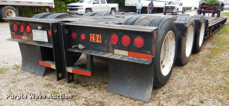 image for item DK5684 1980 Fruehauf  lowboy equipment trailer