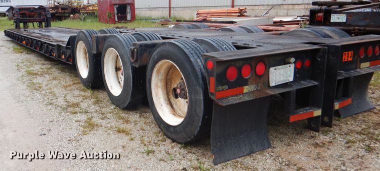 image for item DK5684 1980 Fruehauf  lowboy equipment trailer