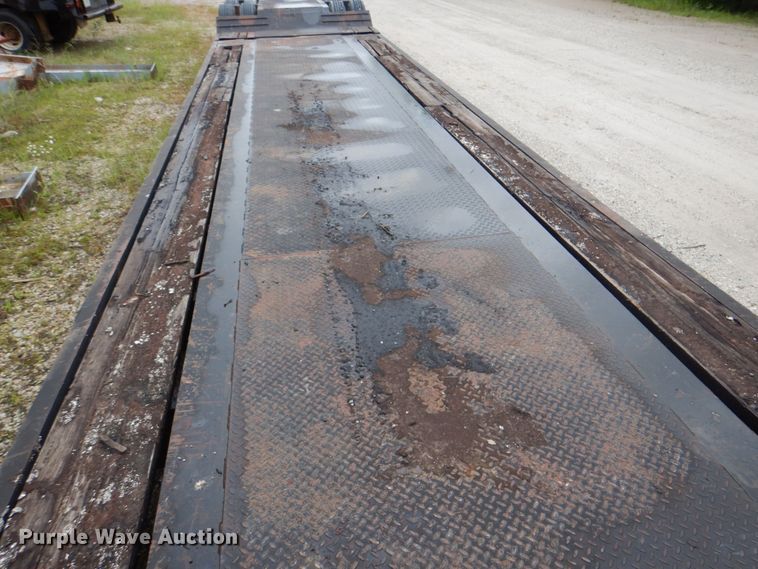 image for item DK5684 1980 Fruehauf  lowboy equipment trailer