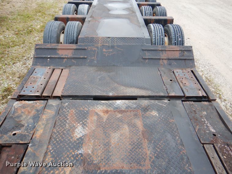 image for item DK5684 1980 Fruehauf  lowboy equipment trailer