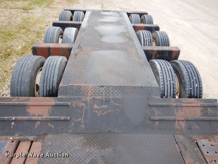 image for item DK5684 1980 Fruehauf  lowboy equipment trailer