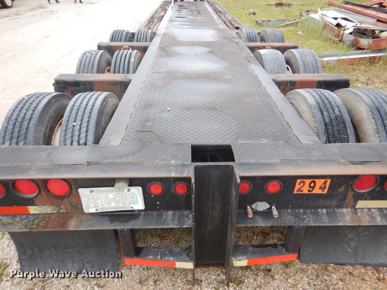 image for item DK5684 1980 Fruehauf  lowboy equipment trailer