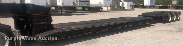 image for item DK5684 1980 Fruehauf  lowboy equipment trailer