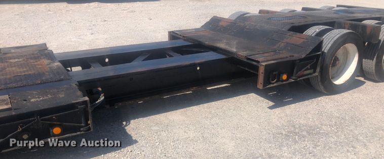 image for item DK5684 1980 Fruehauf  lowboy equipment trailer