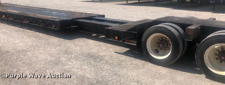 image for item DK5684 1980 Fruehauf  lowboy equipment trailer