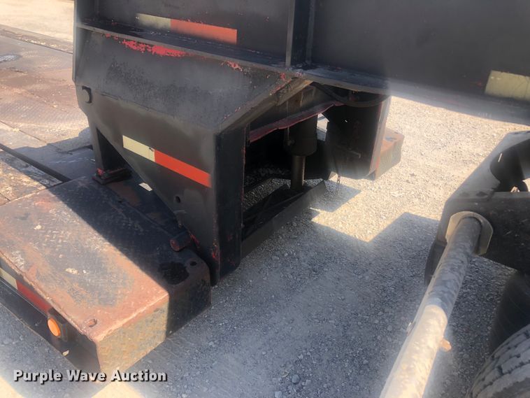 image for item DK5684 1980 Fruehauf  lowboy equipment trailer