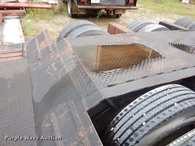 image for item DK5684 1980 Fruehauf  lowboy equipment trailer