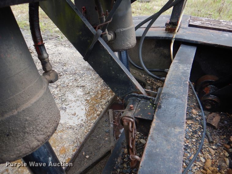 image for item DK5684 1980 Fruehauf  lowboy equipment trailer