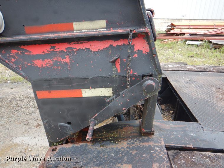 image for item DK5684 1980 Fruehauf  lowboy equipment trailer