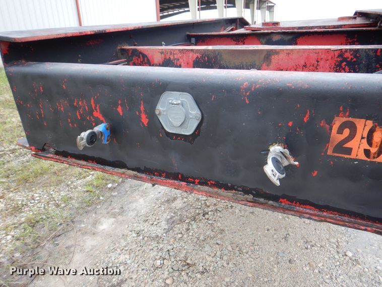 image for item DK5684 1980 Fruehauf  lowboy equipment trailer