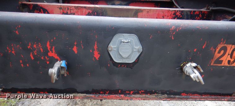 image for item DK5684 1980 Fruehauf  lowboy equipment trailer