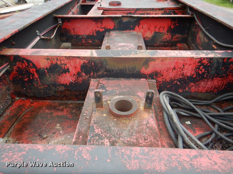 image for item DK5684 1980 Fruehauf  lowboy equipment trailer