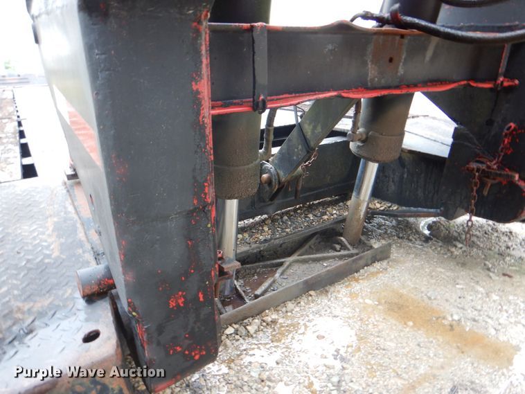 image for item DK5684 1980 Fruehauf  lowboy equipment trailer