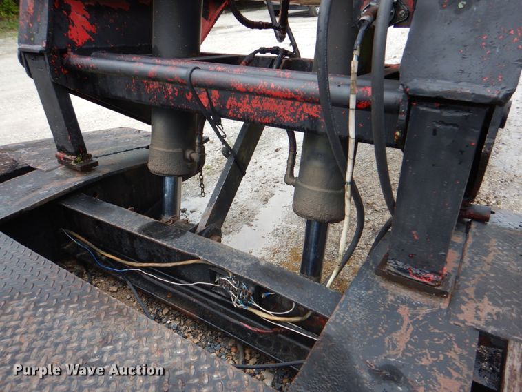 image for item DK5684 1980 Fruehauf  lowboy equipment trailer