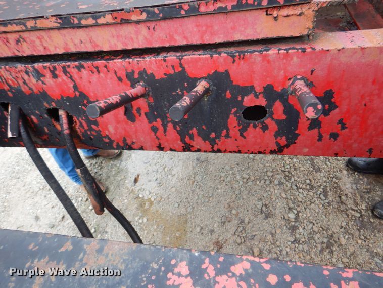 image for item DK5684 1980 Fruehauf  lowboy equipment trailer