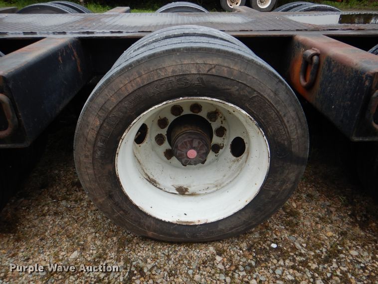 image for item DK5684 1980 Fruehauf  lowboy equipment trailer