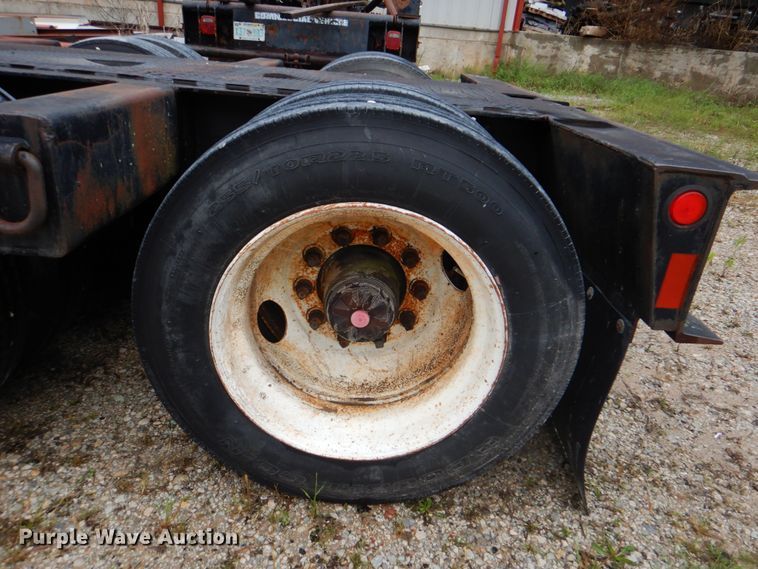 image for item DK5684 1980 Fruehauf  lowboy equipment trailer