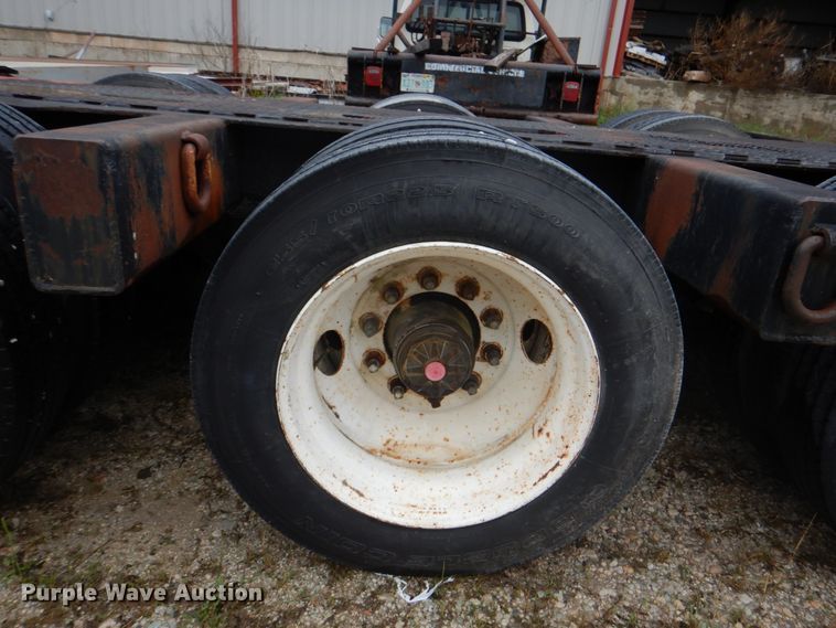 image for item DK5684 1980 Fruehauf  lowboy equipment trailer