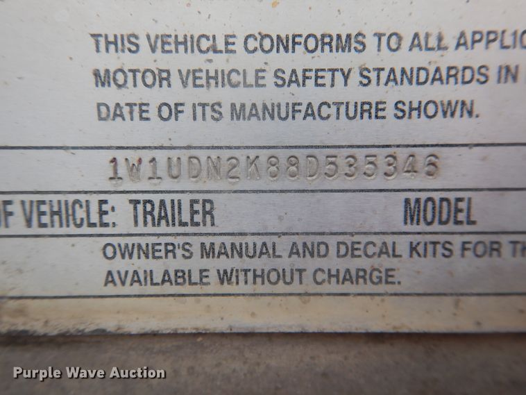 image for item DL0263 2007 Wilson PSDCL-402P  livestock trailer