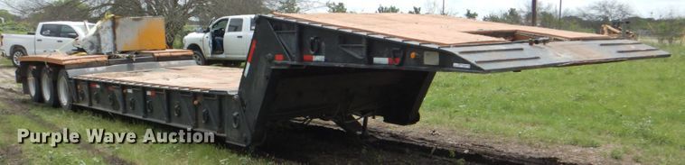 image for item HD9753 1977 Heavy Haul LDF500  lowboy equipment trailer
