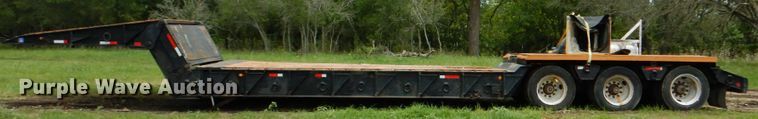 image for item HD9753 1977 Heavy Haul LDF500  lowboy equipment trailer