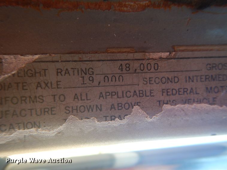 image for item HE9741 1980 Freightliner FLT-9664-T  semi truck