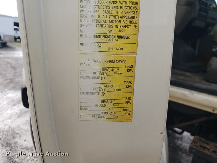 image for item HO9485 2002 Sterling L70  crane truck