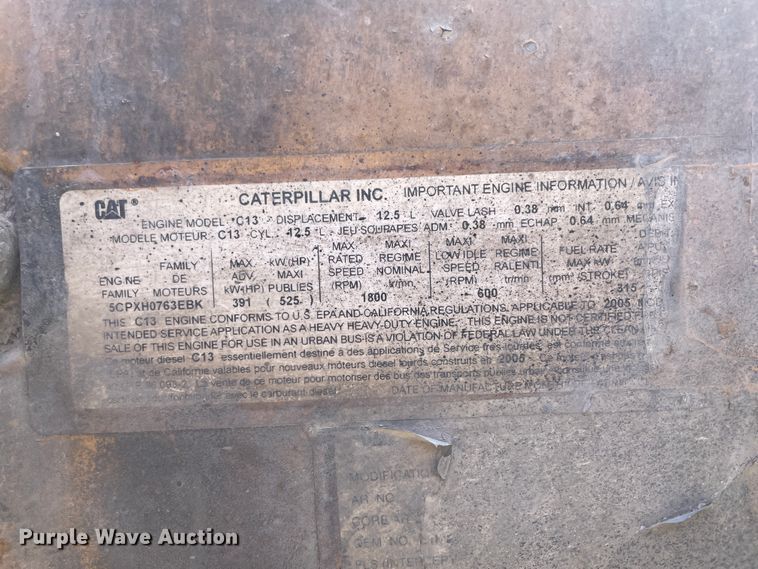 image for item IC9265 Caterpillar C13  12.5L six cylinder diesel engine
