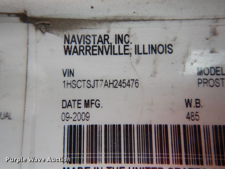 image for item IL9450 2010 International ProStar  semi truck