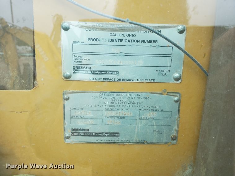 image for item DI4802 Dresser 850  motor grader