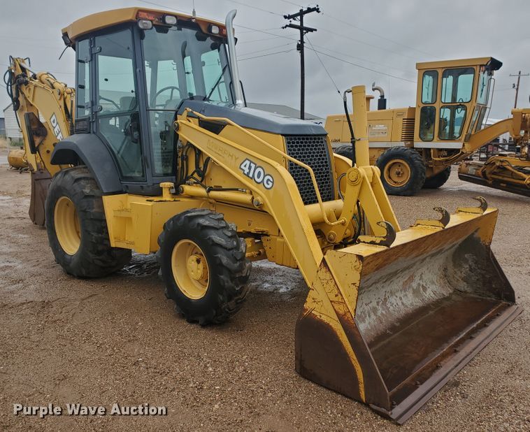 image for item DI4803 2002 John Deere 410G  backhoe