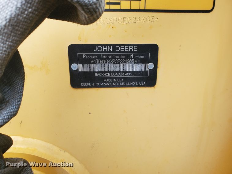 image for item DI4804 2012 John Deere 410K  backhoe