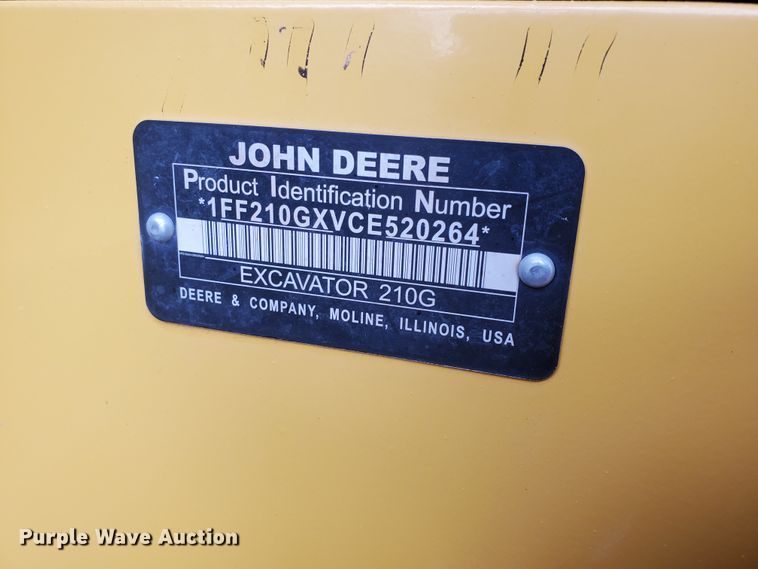 image for item DI4805 2012 John Deere 210G LC  excavator
