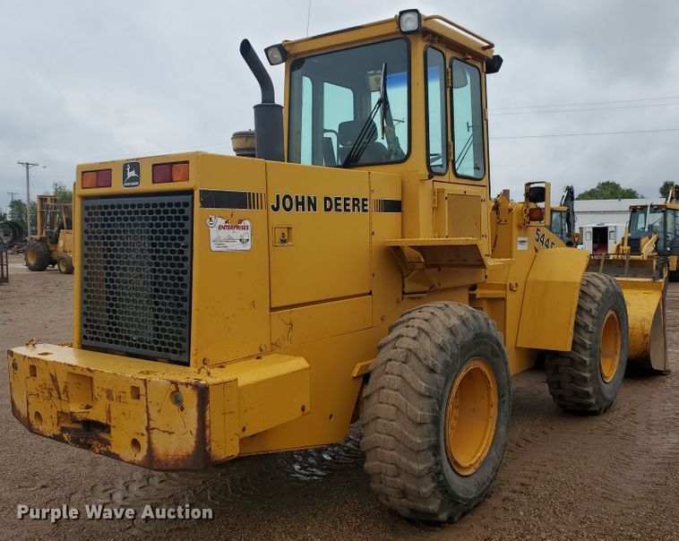 image for item DI4810 1989 John Deere 544E  wheel loader